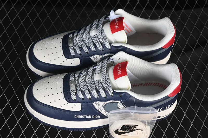 All categories Nk Air Force 1 Air Force series Nk Air Force 1 Low Air Force low top Nike Air Force 1'07 Low Dior joint beige blue gray hook Air Force 1 low top casual sneakers XD2588-603
